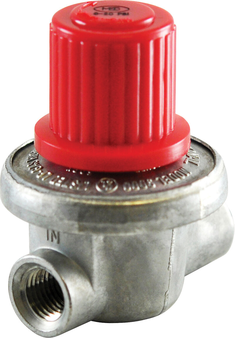 0-10PSI COMPACT ADJUSTABLE REGULATOR PROPANE NATURAL GAS 1/4